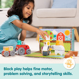 Spin Master Melissa & Doug - Blockables Bauernhof Spielset, Konstruktionsspielzeug 