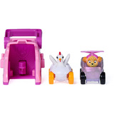 Spin Master Paw Patrol - Pup Squad Launcher mit Skye und Henrietta Fahrzeugen, Spielfahrzeug 