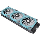 Thermaltake TOUGHFAN 12 Turquoise High Static Pressure Radiator Fan 120x120x25, Gehäuselüfter türkis, Single Pack