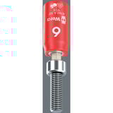 Wera 8100 SA VDE 1 Zyklop Knarrensatz, 1/4", Werkzeug-Set schwarz/grün, 22-teilig, Knarre mit Umschalthebel