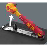 Wera 8100 SA VDE 1 Zyklop Knarrensatz, 1/4", Werkzeug-Set schwarz/grün, 22-teilig, Knarre mit Umschalthebel