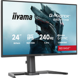 iiyama G-Master GB2471HS-B1 Red Eagle, Gaming-Monitor 60.5 cm (23.8 Zoll), schwarz (matt), FullHD, Fast-IPS, HDMI, DP, G-Sync komp., 240Hz Panel
