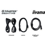 iiyama G-Master GB2471HS-B1 Red Eagle, Gaming-Monitor 60.5 cm (23.8 Zoll), schwarz (matt), FullHD, Fast-IPS, HDMI, DP, G-Sync komp., 240Hz Panel