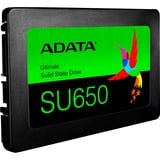 ADATA Ultimate SU650 256 GB, SSD schwarz, SATA 6 Gb/s, 2,5"