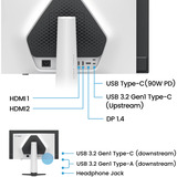 BenQ MOBIUZ EX271UZ, Gaming-Monitor 67.3 cm (26.5 Zoll), weiß/schwarz, UltraHD/4K, HDMI, DP, USB-C, FreeSync Premium Pro, 240Hz Panel