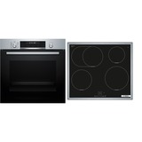 Bosch HBD675CS62  Serie 6, Backofen-Set schwarz/edelstahl