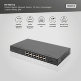 Digitus 24-Port Gigabit DN-95348-2 PoE, Switch 