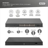 Digitus 24-Port Gigabit DN-95348-2 PoE, Switch 