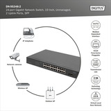Digitus 24-Port Gigabit DN-95348-2 PoE, Switch 