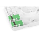 Digitus FTTH Gehäuse mit 2x LC/APC DX Kupplung weiß