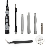 Digitus Feinmechaniker Schraubendreher Set, Bit-Satz schwarz/transparent, 115-teilig