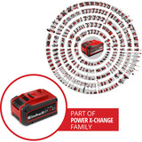 EINHELL Akku Power-X-Change Plus Multi-Ah 18Volt 5,0 bis 8,0Ah rot/schwarz, Multi-Ah Technologie
