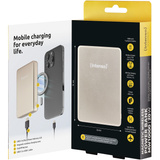Intenso Magnetic Wireless Powerbank MW10000 Champagner champagner, 10.000 mAh, MagSafe, PD