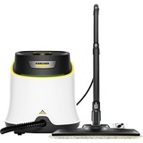 Kärcher SC 3 Deluxe EasyFix, Dampfreiniger weiß/schwarz, 1.900 Watt, mit Bodenreinigungsset EasyFix