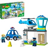 LEGO 10959 DUPLO Polizeistation mit Hubschrauber und Polizeiauto, Konstruktionsspielzeug 