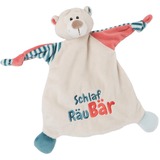 NICI Schmusetuch Bär "Schlaf RäuBär" beige/blau