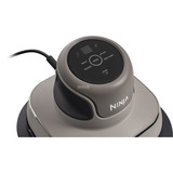 Ninja CRISPi 4-in-1 tragbare Glas-Heißluftfritteuse "Stone" grau/transparent, 1.700 Watt, 2 Körbe 1,4 und 3,8 Liter