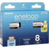 Panasonic Eneloop, Akku AA (Mignon), 8 Stück