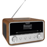 TechniSat DIGITRADIO 586, Internetradio braun/silber, WLAN, Bluetooth, CD