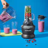 nutribullet Combo Standmixer NBF500DG dunkelgrau, 1.200 Watt, 1,8 Liter & 0,925 Liter & 0,7 Liter