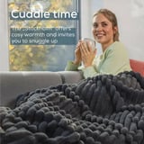 Beurer Wärmezudecke HD 82 Stockholm, Heizdecke grau, 130 x 180 cm