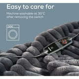 Beurer Wärmezudecke HD 82 Stockholm, Heizdecke grau, 130 x 180 cm