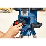 Bosch Akku-Rotationslaser GRL 600 CHV Professional, 18Volt, mit Baustativ blau, Akku ProCORE18V 4,0Ah, Koffer, rote Laserlinie