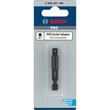 Bosch PRO Socket Adapter 1/4'' Sechskant > 1/4" Vierkant Impact Control