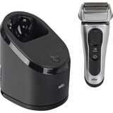 Braun Series 8 8567cc , Rasierer silber/schwarz