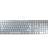 CHERRY KC 6000 SLIM, Tastatur silber, DE-Layout
