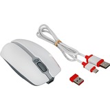 CHERRY STREAM DESKTOP RECHARGE, Desktop-Set weiß/grau, DE-Layout, Cherry SX-Scherentechnologie