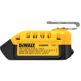 DEWALT Kombi-Ladegerät DCB094K, mit Powerbank-Funktion schwarz/gelb, für alle 18 Volt XR und 54 Volt XR FLEXVOLT Akkus