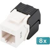 Digitus CAT 6 Keystone Modul, ungeschirmt - 8 Stk., Keystone-Modul 