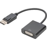 Digitus DisplayPort auf DVI Adapter / Konverter schwarz
