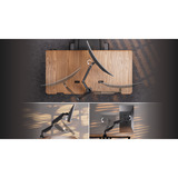 ENDORFY Atlas GS Pro Single, Monitorhalterung schwarz, für Monitore bis 124,5 cm (49")