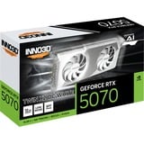 INNO3D GeForce RTX 5070 TWIN X2 OC white, Grafikkarte weiß, DLSS 4, 3x DisplayPort, 1x HDMI 2.1