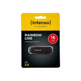 Intenso Rainbow Line 16 GB, USB-Stick schwarz