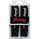 Kingston FURY DIMM 32 GB DDR5-5200 (2x 16 GB) Dual-Kit, Arbeitsspeicher schwarz, KF552C40BBK2-32, FURY Beast, INTEL XMP