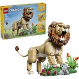 LEGO 31386 Creator 3-in-1 Wilde Tiere: Majestätischer Löwe, Konstruktionsspielzeug 