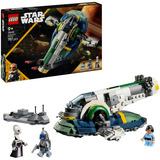 LEGO 75433 Star Wars Jango Fetts Sternenschiff, Konstruktionsspielzeug 