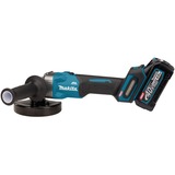 Makita Akku-Winkelschleifer GA008GM201 XGT, 40Volt blau/schwarz, 2x Li-Ion XGT Akku 4,0Ah, MAKPAC Gr.4