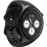 Motorola moto watch, Smartwatch schwarz, mit schwarzem Silikon-Armband
