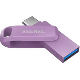 SanDisk Ultra Dual Drive Go USB Type-C 64 GB, USB-Stick lila, USB-A 3.2 Gen 1, USB-C 3.2 Gen 1