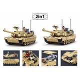 Sluban ModelBricks M1A2 Tusk2S, Konstruktionsspielzeug 