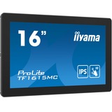 iiyama ProLite TF1615MC-B1, LED-Monitor 40 cm (16 Zoll), schwarz, FullHD, Touchscreen, IPS