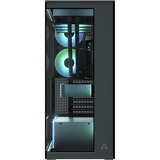 ARCTIC Xtender Mirror Black Design, Tower-Gehäuse schwarz, Tempered Glass x 2 (verspiegelt)