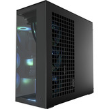 ARCTIC Xtender Mirror Black Design, Tower-Gehäuse schwarz, Tempered Glass x 2 (verspiegelt)