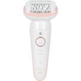 Braun Silk-épil 9-030 SensoSmart, Epiliergerät weiß/pink