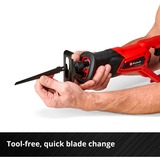 EINHELL Power X-Change Akku-Säbelsäge TE-AP 18 Li - Solo, 18Volt rot/schwarz, ohne Akku und Ladegerät