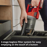 EINHELL TE-SV 18 Li (1x 4,0), Stielstaubsauger rot/schwarz